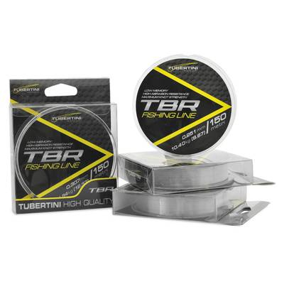 Monofilo lenza e mulinello  TUBERTINI TBR MONOFILAMENT MT.150 D.0.181 MM.      - Articoli Pesca