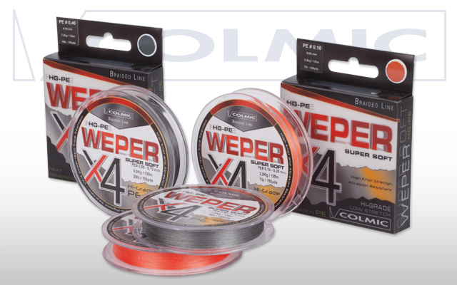 Treccia e multifibre  COLMIC WEPER X4 - Articoli Pesca