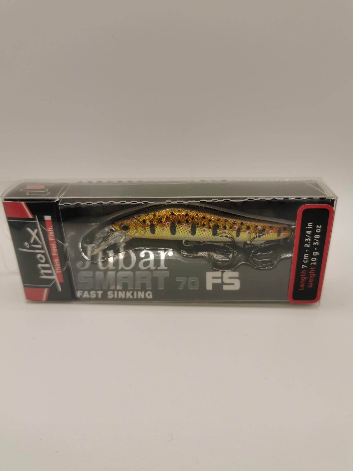 Casting  MOLIX  Jubar Smart 70 Fast Sink. col. MX Brown Trout - Articoli Pesca