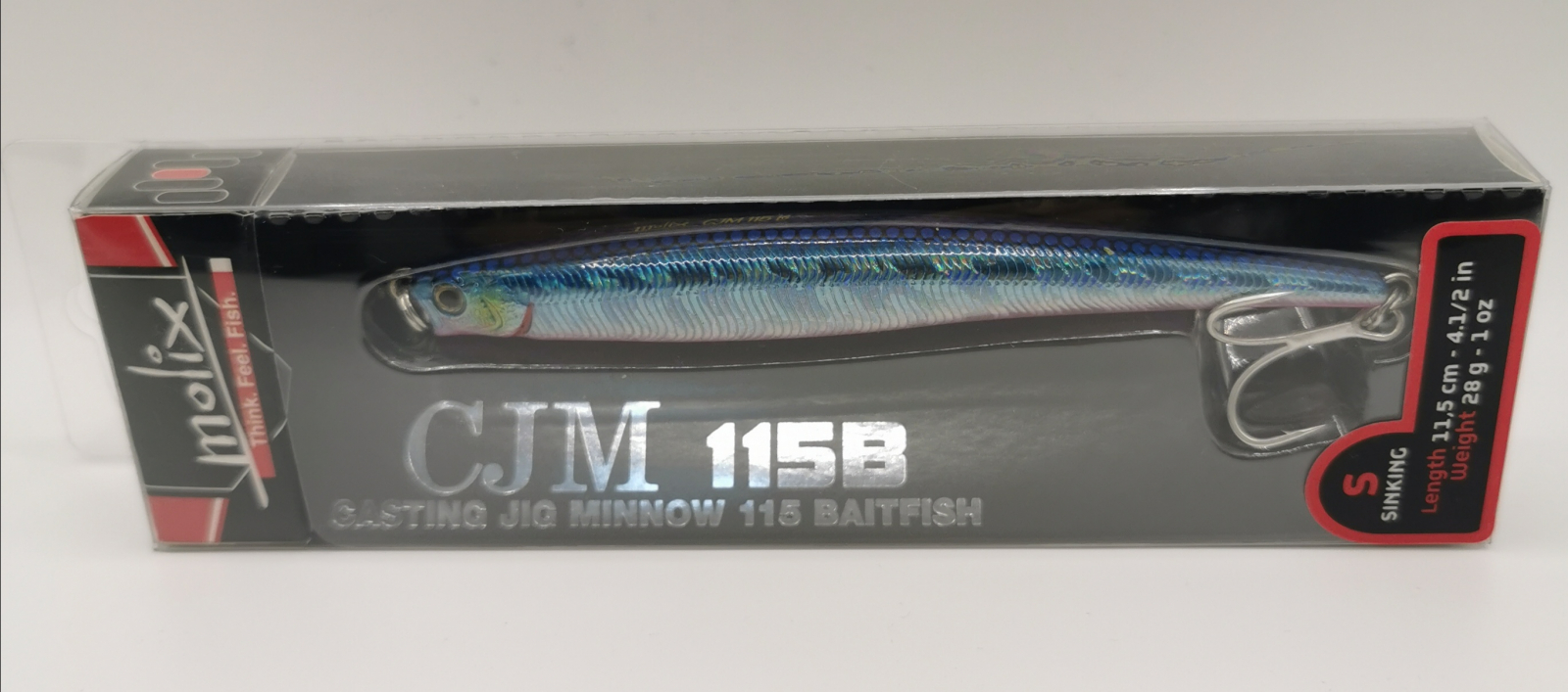 Casting  MOLIX Casting Jig Minnow 115 Baitfish Series Col. Spring Sarda - Articoli Pesca