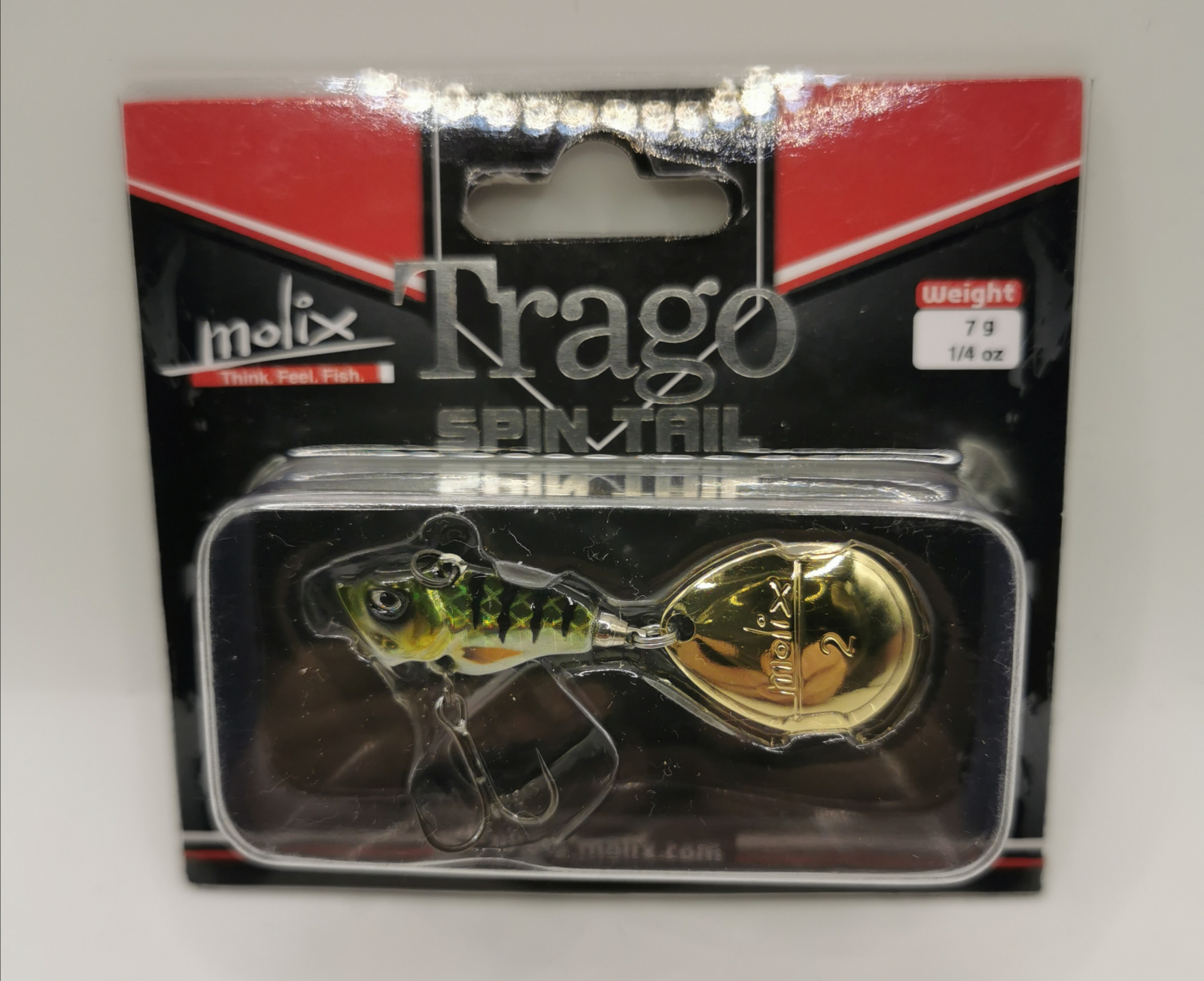 Hardbite  MOLIX Molix Trago Spin Tail 1/4 oz. col. Perch - Articoli Pesca