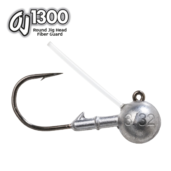 Fisse  OMTD HOOKS OMTD Round/Guard 4 pcs serie OJ1300 Hook 1 - 1/16 oz - Articoli Pesca