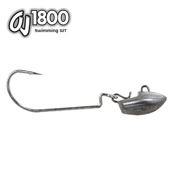 Ami ad occhiello  OMTD HOOKS OMTD Swimming WT 3 pcs serie OJ1800 Hook 4 - 3/32 oz - Articoli Pesca