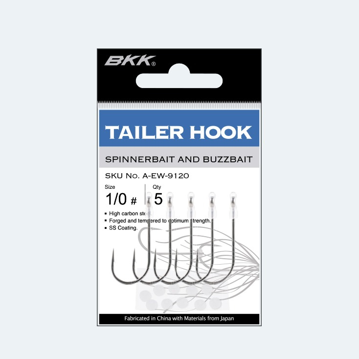 Ami ad occhiello  BKK TRAILER HOOK SIZE 1/0  PZ 5 - Articoli Pesca